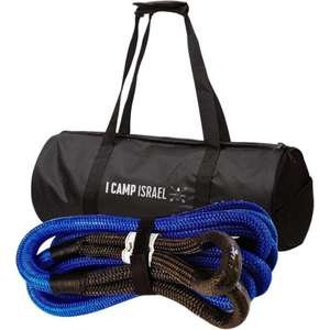 חבל קינטי 13.8 טון I-CAMP 9 מ' שחור/כחול