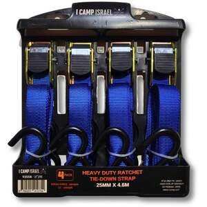 סט 4 רצועות ראצ'ט I-CAMP כחול