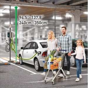 עמוד טלסקופי EV350FC בראקן