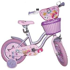 אופניים לילדים 14״ עם גלגלי עזר Anonima LOL