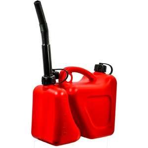 מיכל דלק 5 ליטר + שמן 2 ליטר Smith אדום