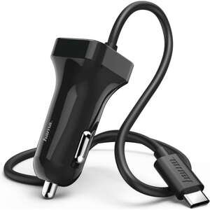 מטען רכב USB Type-C Hama שחור
