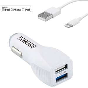 מטען Power-Tech 30W Lightning