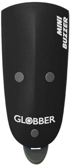 פנס וצפצפה 12 לומן Globber - שחור