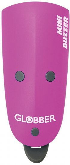 פנס וצפצפה 12 לומן Globber - ורוד