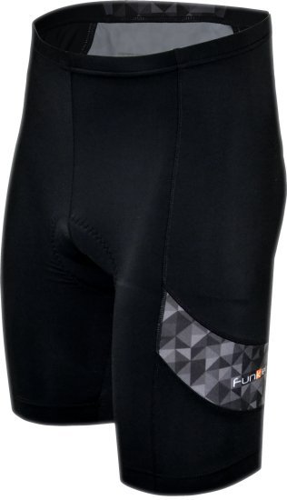 מכנסי רכיבה קצרים ומרופדים Funkier Milano Active S210-B14 - מידה 3XL צבע שחור