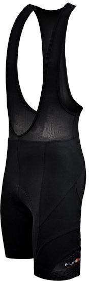 ביב רכיבה קצר לגברים Funkier Pro Belluno S922-C14 - מידה M צבע שחור