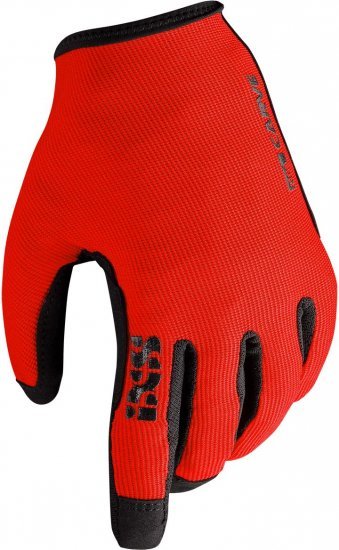 כפפות רכיבה מלאות IXS Carve - מידה S צבע אדום