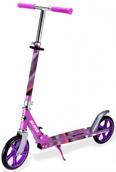 קורקינט מתקפל 200 מ''מ XL Graffiti מבית Skater - צבע ורוד