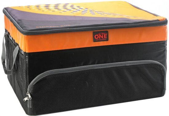 ארגונית מהודרת לרכב עם רוכסן 50 ליטר ONE 805 צבע כתום