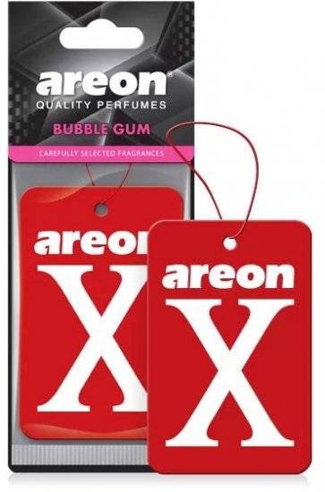 עץ ריח דגם areon X בניחוח Bubble Gum מבית areon - מכיל 10 יחידות