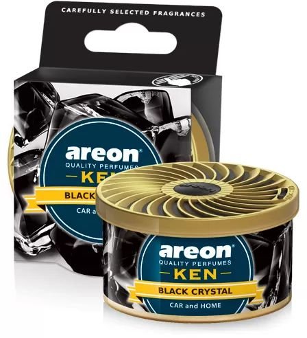 מפיץ ריח בפחית דגם KEN בניחוח Black Crystal מבית areon