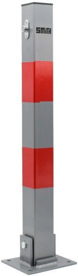 מחסום חניה עמוד מתקפל + מנעול מבית Smith