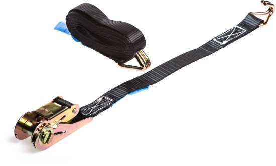 רצועת קשירה ראצ'ט ''1 4 מטר מבית Roher - צבע שחור