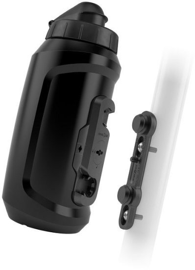 בקבוק Twist קומפקטי בצבע שחור בנפח 750 מ''ל + מתקן לבקבוק Fidlock