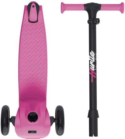 קורקינט קלאסי 3 גלגלים לילדים Hurtle - ורוד