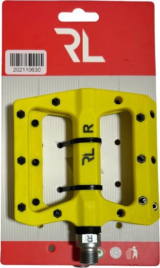 פדלים ניילון שטוחים RL MTB 630 - צבע צהוב