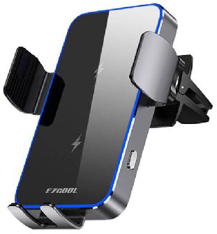 מעמד טעינה אלחוטי עם תושבת מגנטית לרכב EZCool WP-639-15W - שחור