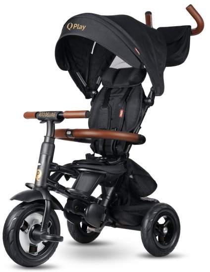 תלת אופן מתקפל דגם Rito Deluxe מבית Qplay - שחור