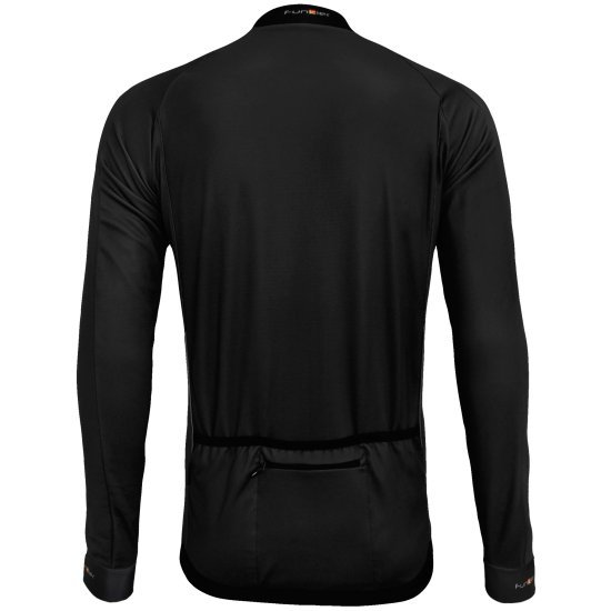 חולצת רכיבה ארוכה לגברים Funkier Parma Active J-930-L - מידה S - צבע שחור