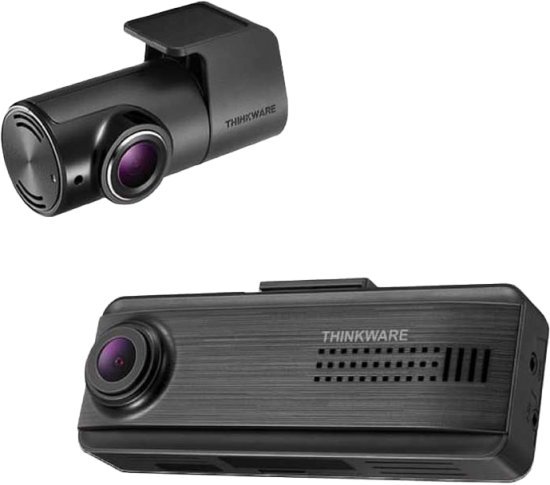 מצלמת דרך קדמית ואחורית לרכב Thinkware Q200 WiFi FHD - כרטיס זיכרון בנפח 32GB כלול באריזה