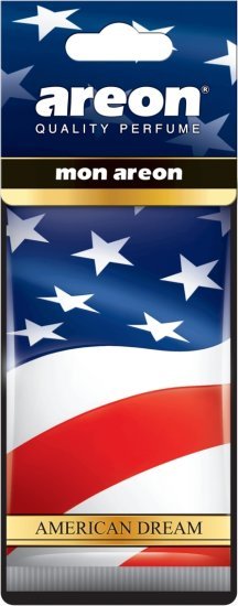 עץ ריח דגם Mon בניחוח America Dream מבית Areon - סך הכל 10 יחידות