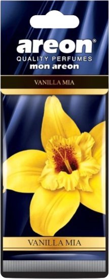 עץ ריח דגם Mon בניחוח Vanilla Mia מבית Areon - סך הכל 10 יחידות