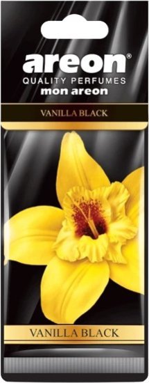 עץ ריח דגם Mon בניחוח Vanilla Black מבית Areon - סך הכל 10 יחידות