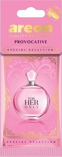 עץ ריח דגם Special Selection בניחוח Provocative מבית Areon - סך הכל 10 יחידות