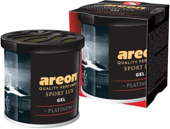 מפיץ ריח דגם Gel Sport Lux בניחוח Platinum מבית Areon - יחידה אחת