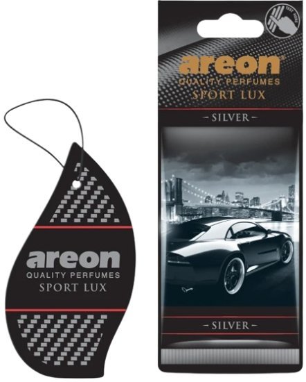 עץ ריח דגם Sport Lux בניחוח Silver מבית Areon - סך הכל 10 יחידות