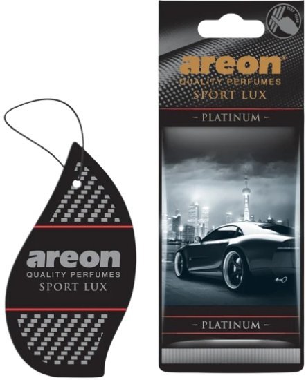 עץ ריח דגם Sport Lux בניחוח Platinum מבית Areon - סך הכל 10 יחידות