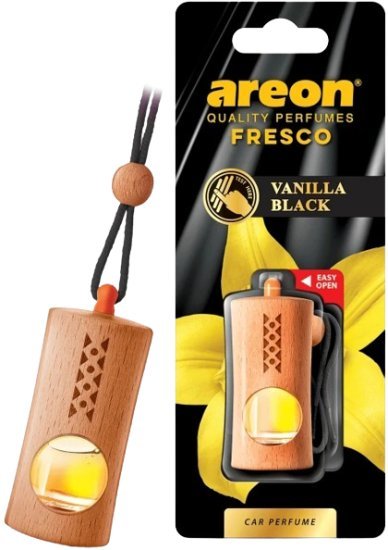 עץ ריח דגם Fresco בניחוח Vanilla Black מבית Areon