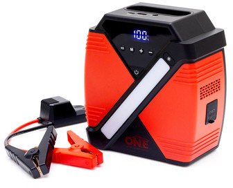 בוסטר התנעה משולב קומפרסור מקצועי לרכב A12 מבית ONE