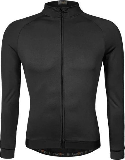 חולצת רכיבה חורפית לגברים Funkier Men Active J930-2-LW - מידה XL צבע שחור