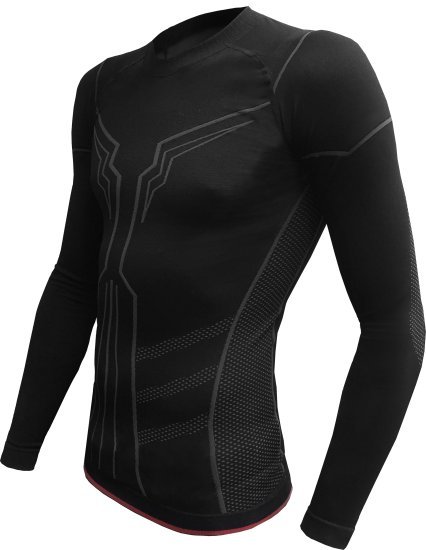 חולצת בסיס תרמית Funkier Seamless Tech JS6012L - מידה XXS-XS צבע שחור