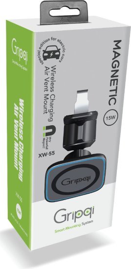 זרוע טעינה מגנטית לרכב תומכת Magsafe הנצמדת לפתחי האוורור דגם XW-55 מבית Gripqi