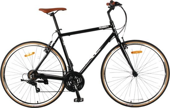 אופני עיר 21 הילוכים דגם Valerio מבית RL - צבע שחור - מידה 54