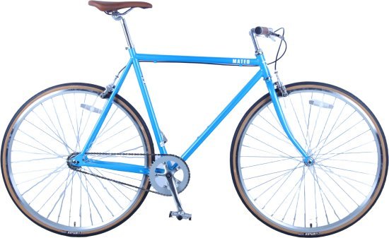 אופני עיר Single Speed דגם Mateo מבית RL - צבע כחול - מידה 52