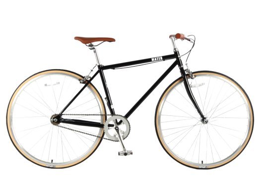 אופני עיר Single Speed דגם Mateo מבית RL - צבע שחור - מידה 58