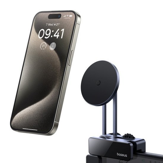 תושבת מגנטית לרכב דגם Maxview מבית Baseus - צבע שחור