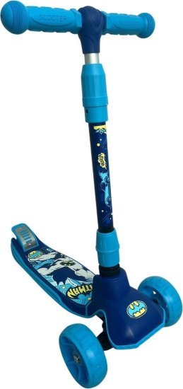 קורקינט עם 3 גלגלים פרימיום מתקפל לילדים מבית Viper - באטמן