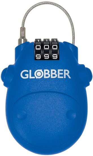 מנעול קורקינט אוניברסלי מבית Globber - צבע כחול