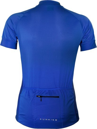 חולצת רכיבה קצרה לגברים Funkier J-7226 - מידה 3XL - צבע כחול כהה