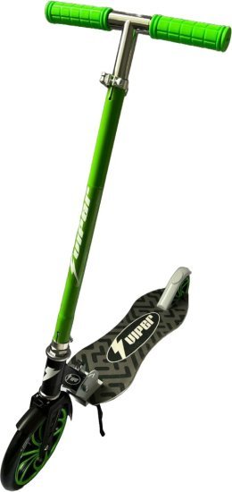 קורקינט לילדים 2 גלגלים גדולים 205 מ''מ מבית Viper - ירוק