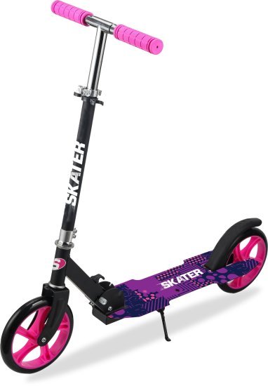 קורקינט אלומיניום 200 מ''מ Pixel מבית Skater - ורוד