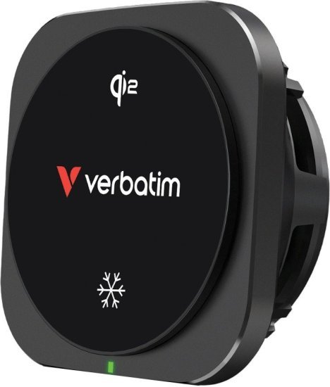 מעמד טעינה אלחוטית מגנטי לרכב Charge n Drive Qi2 מבית Verbatim