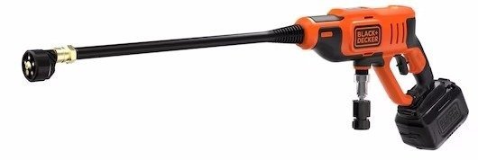 מכונת שטיפה בלחץ נטענת 18V 24Bar מבית Black+Decker - גוף בלבד