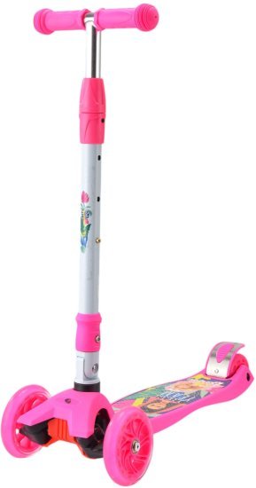 קורקינט מתקפל עם 3 גלגלים לילדים מבית Viper - ברבי