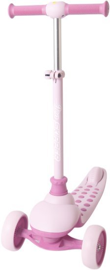 קורקינט מתקפל עם 3 גלגלים לילדים Skipper מבית Leo - ורוד